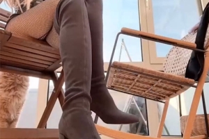 aki秋水-靴子试穿