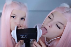 SOLY-粉红妹妹的舔耳朵