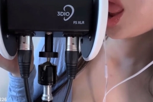 Yuuu asmr-看得到舌头的舔耳朵